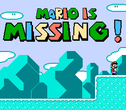 Mario Is Missing! title screenshot